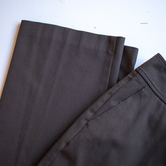 Talbots Stretch Brown Straight Fit Dress Pants Size 4 - Picture 4 of 9